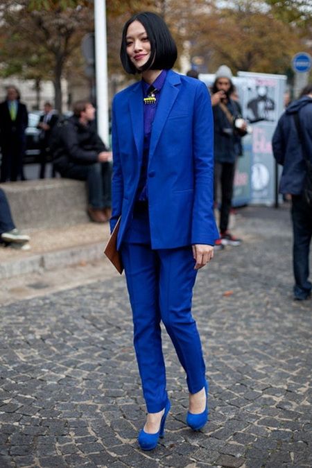 2014夏日街拍風潮 藍色軍團來襲