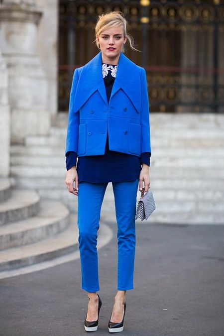 2014夏日街拍風潮 藍色軍團來襲